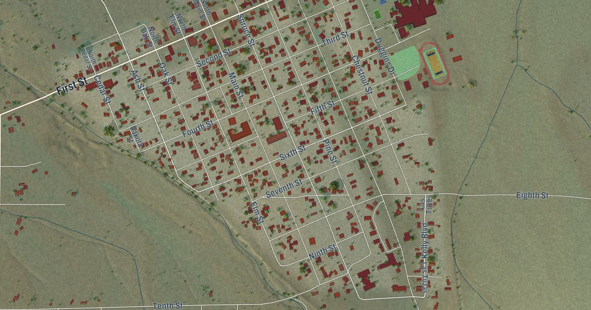 Map of Magdalena, New Mexico in 2026