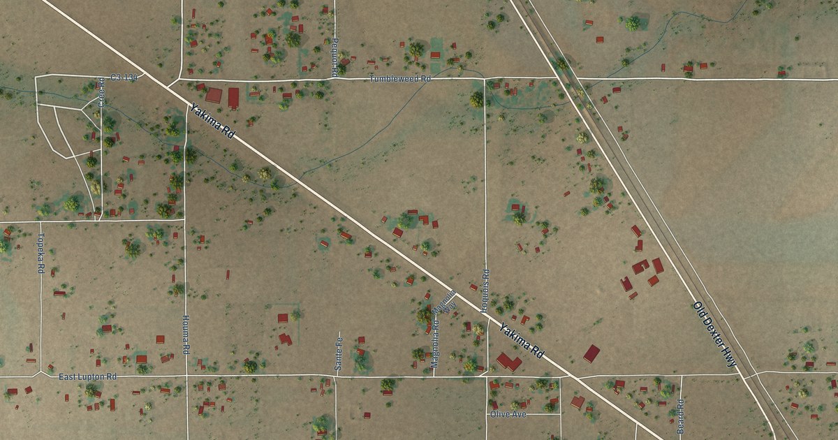Map of Midway, New Mexico in 2026