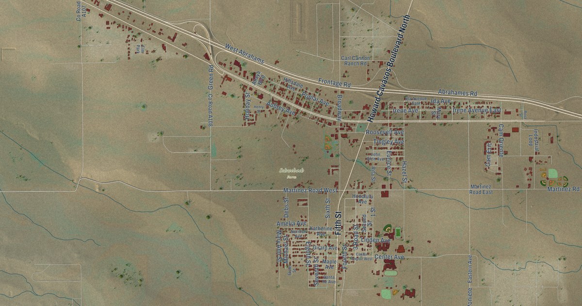 Map of Moriarty, New Mexico in 2026