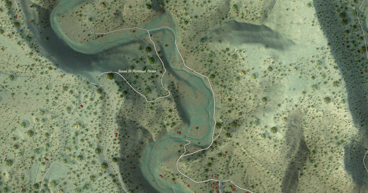 Map of North San Ysidro, New Mexico in 2026