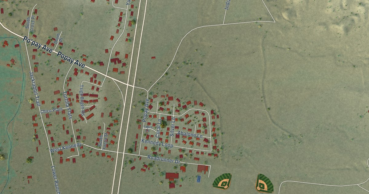 Map of Ohkay Owingeh, New Mexico in 2026