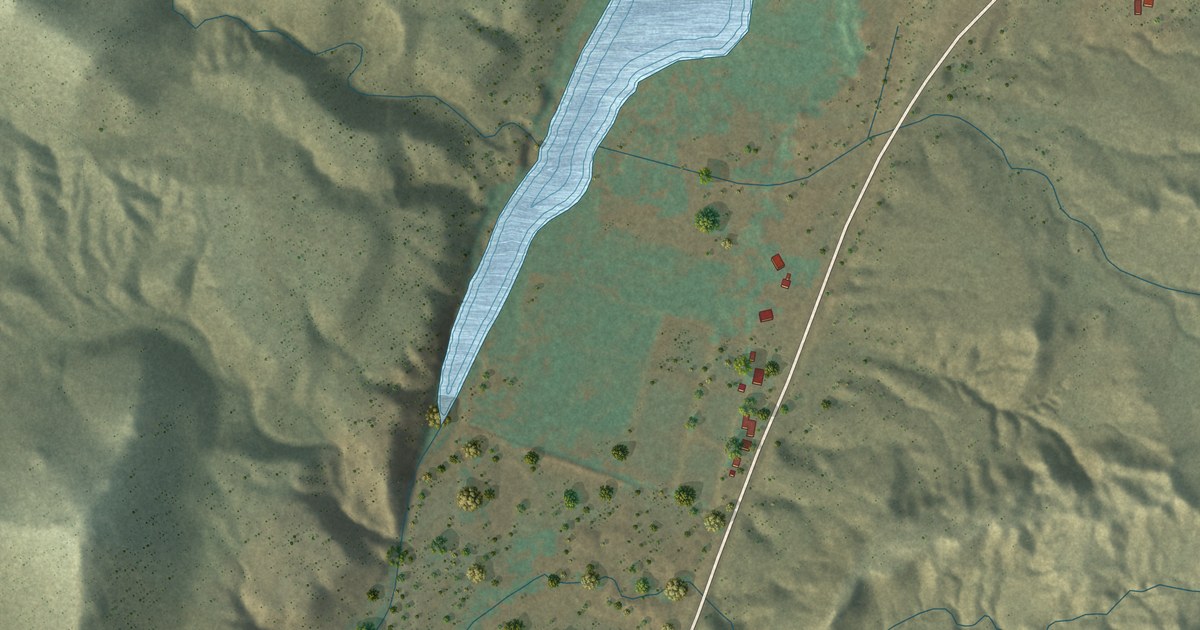 Map of Ojo Caliente, New Mexico in 2026