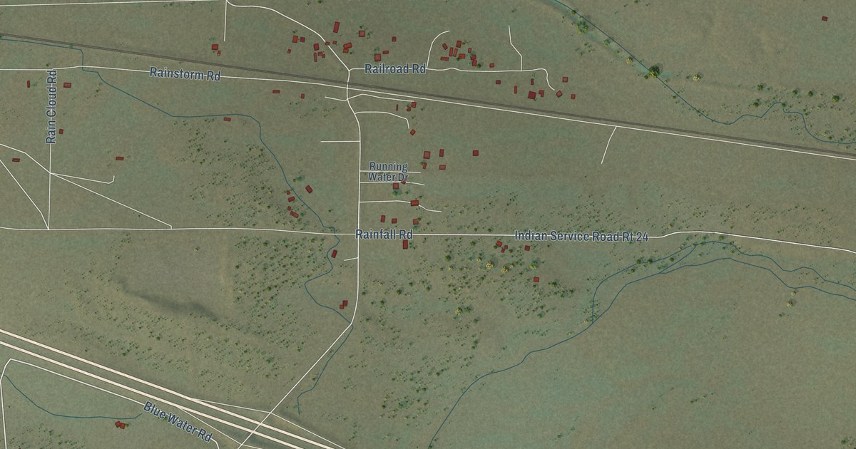 Map of Paraje, New Mexico in 2026