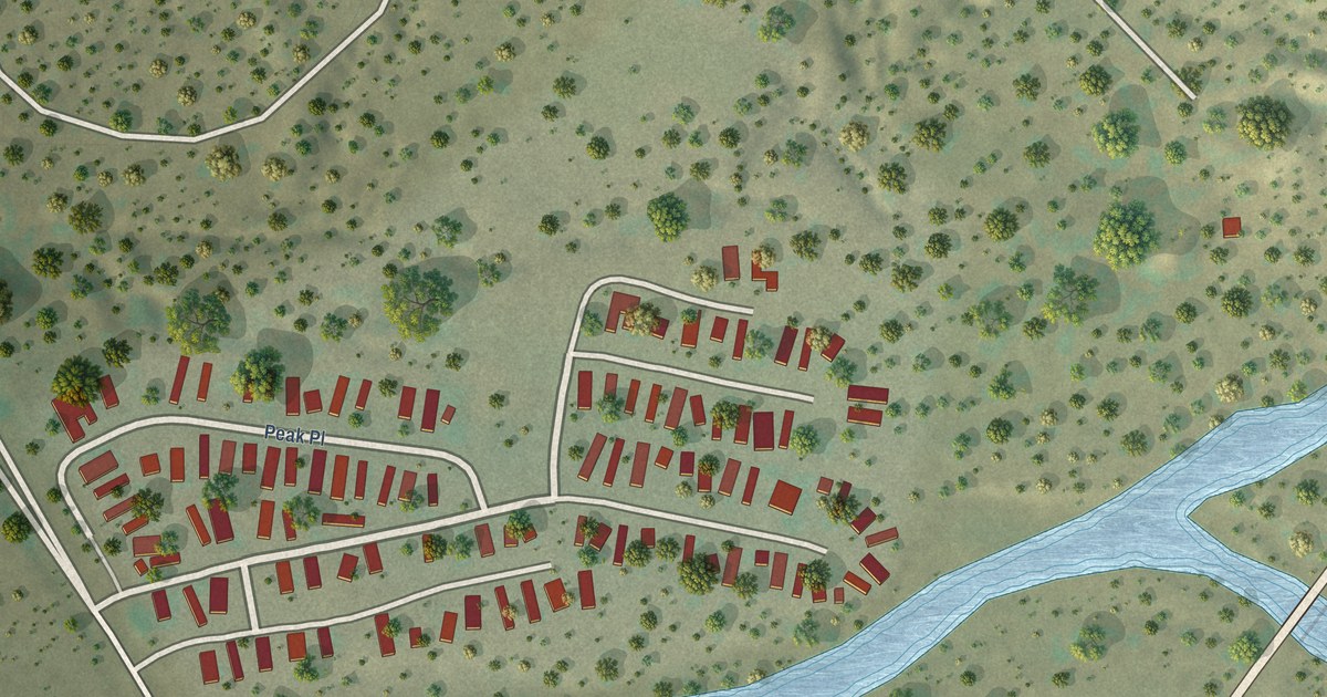 Map of Peak Place, New Mexico in 2026