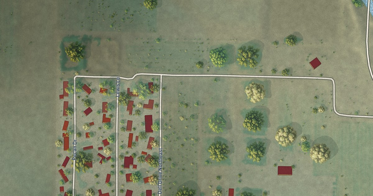 Map of Pecan Park, New Mexico in 2026