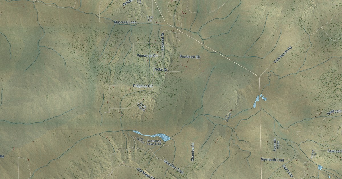 Map of Pie Town, New Mexico in 2026