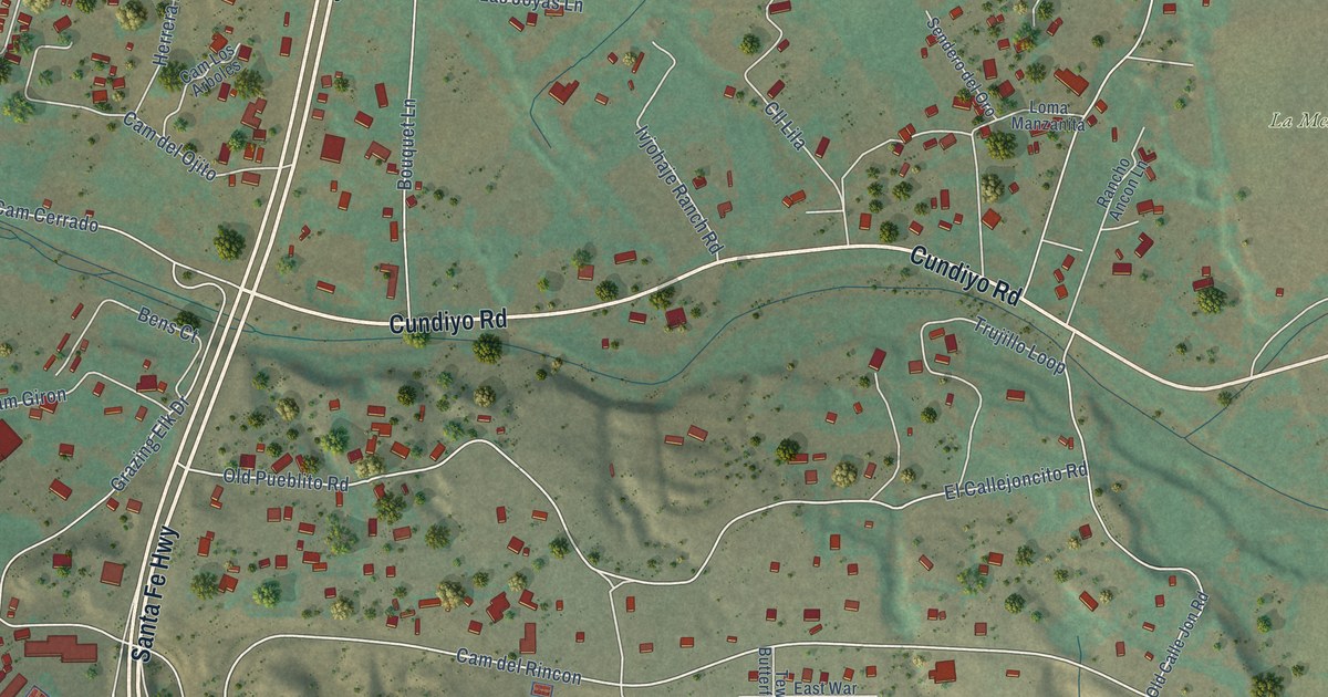 Map of Pojoaque, New Mexico in 2026
