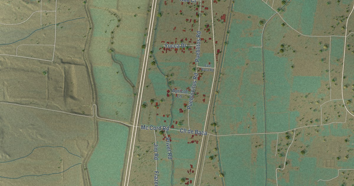 Map of Pueblitos, New Mexico in 2026