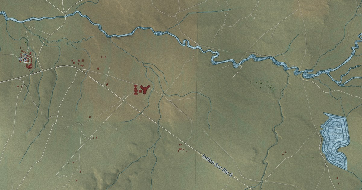 Map of Pueblo Pintado, New Mexico in 2026