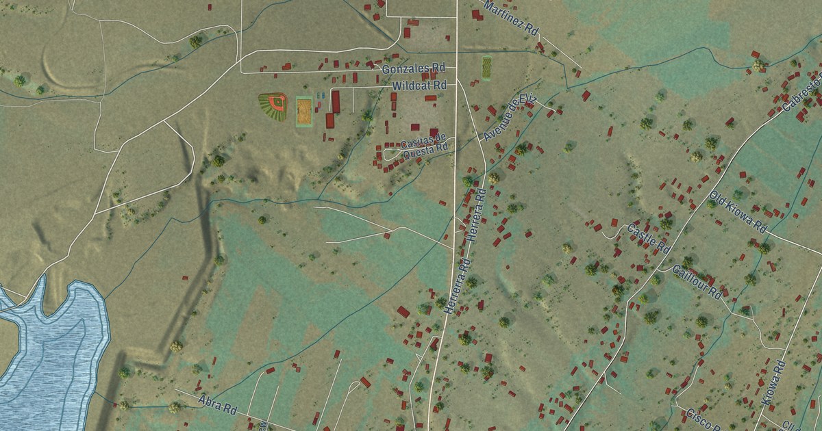 Map of Questa, New Mexico in 2026