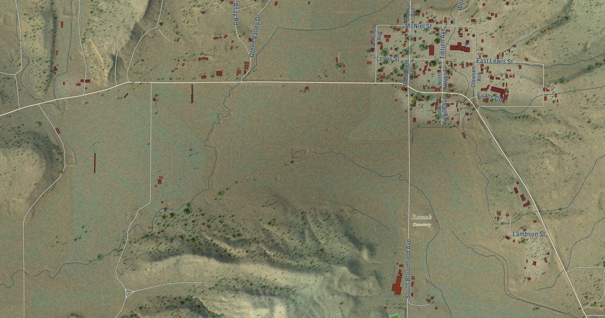 Map of Ramah, New Mexico in 2026