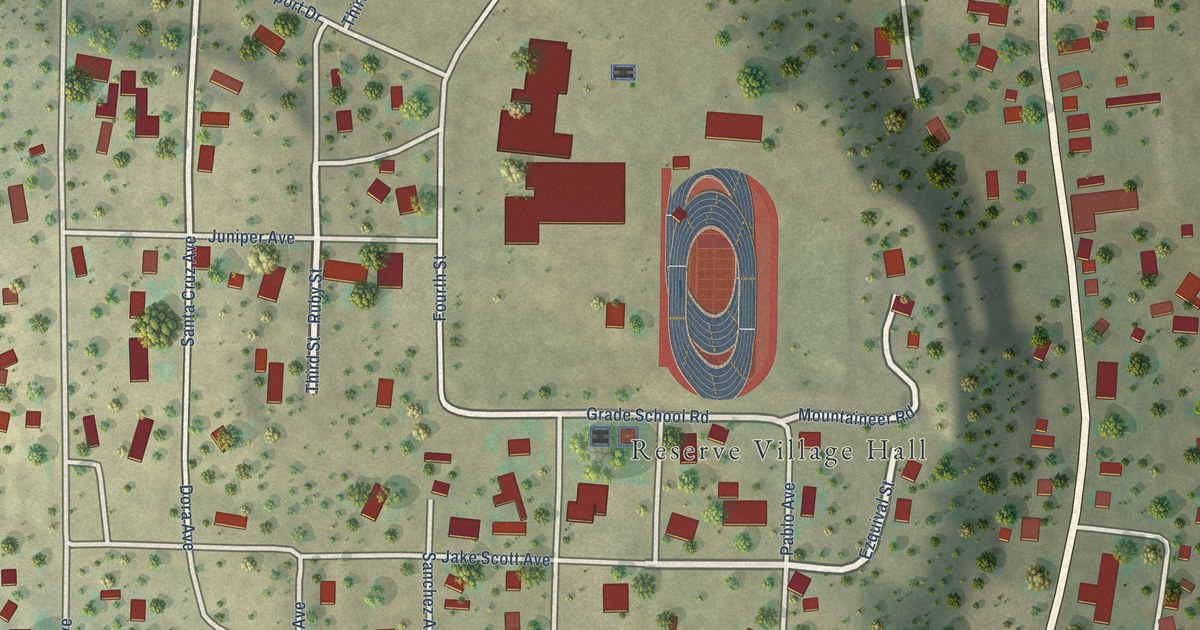 Map of Reserve, New Mexico in 2026