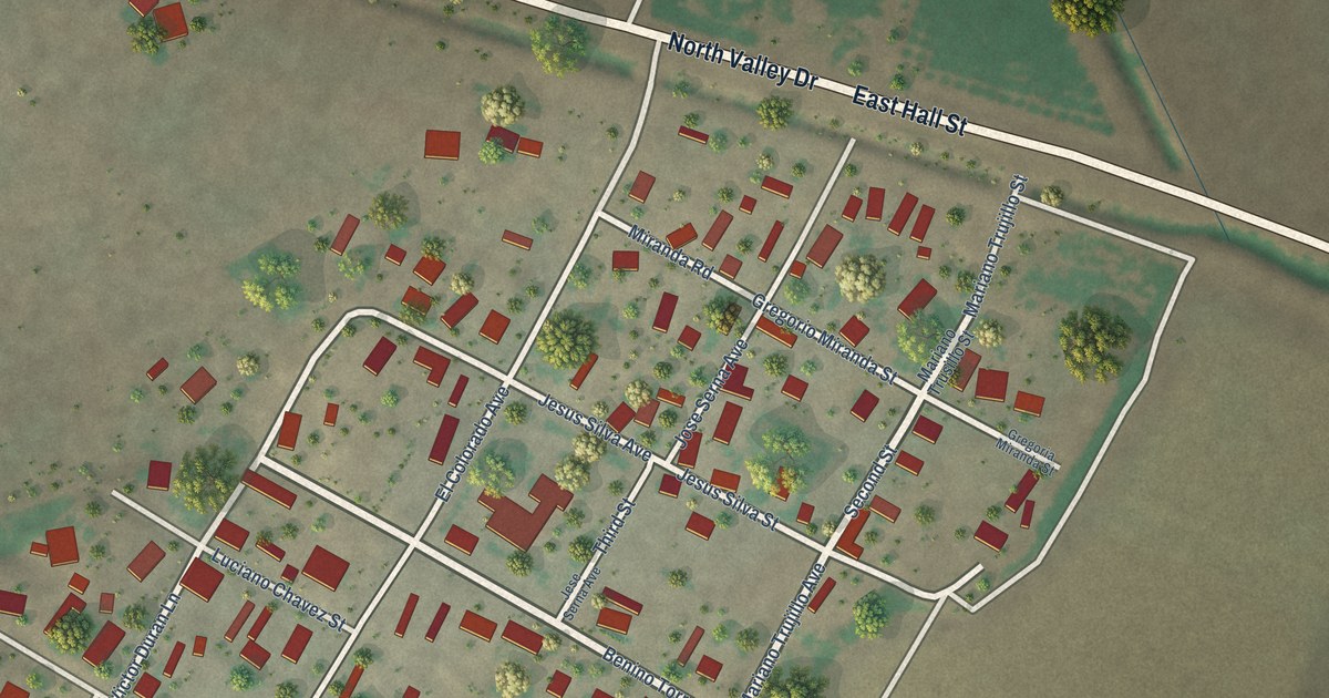 Map of Rodey, New Mexico in 2026