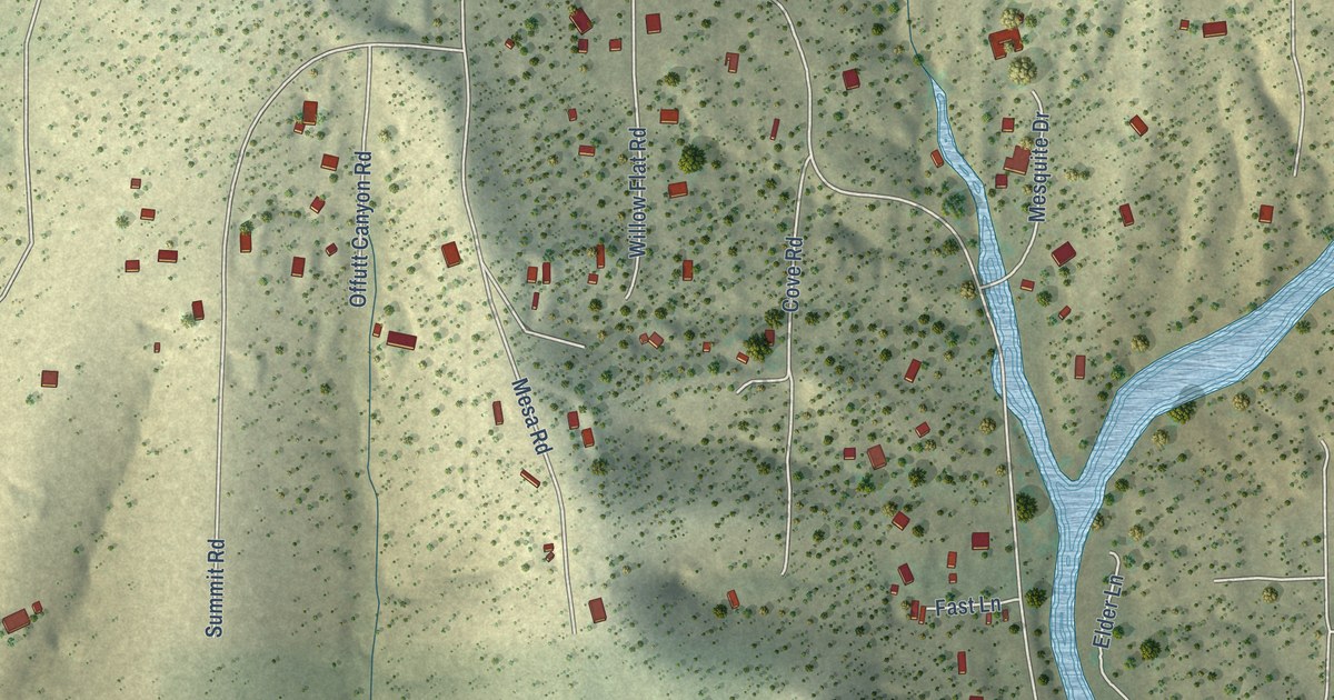 Map of Rosedale, New Mexico in 2026