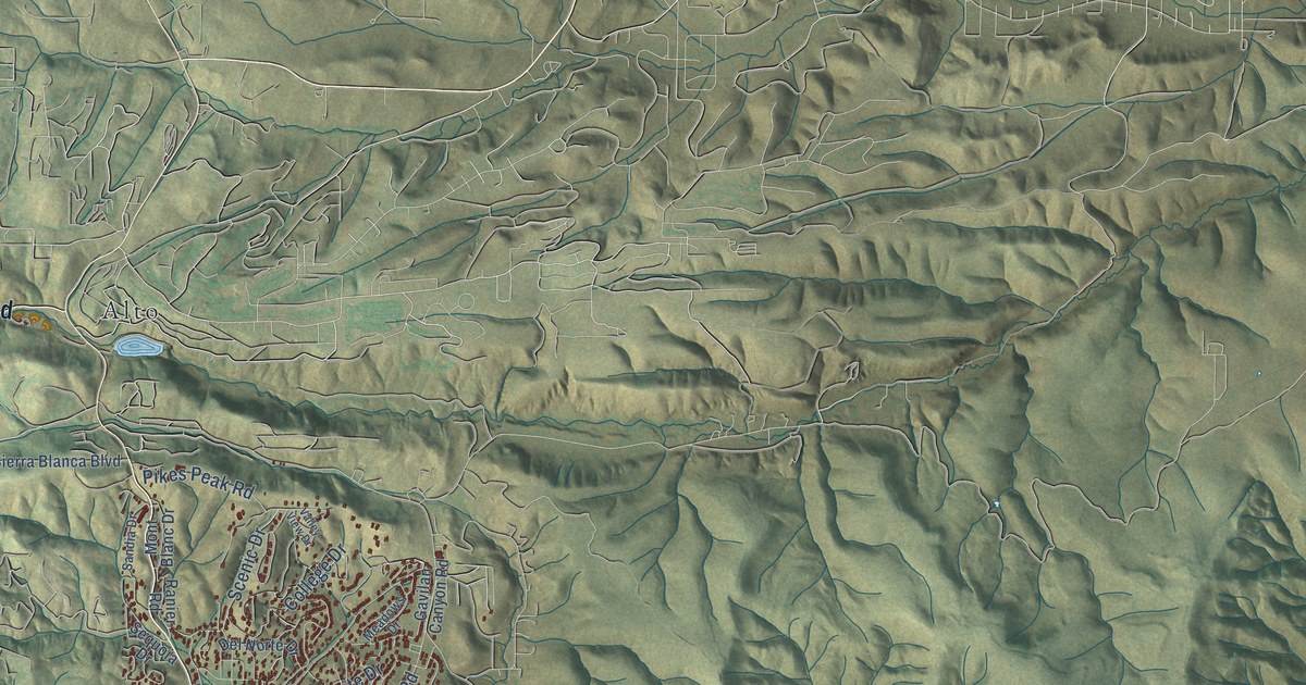 Map of Ruidoso, New Mexico in 2026
