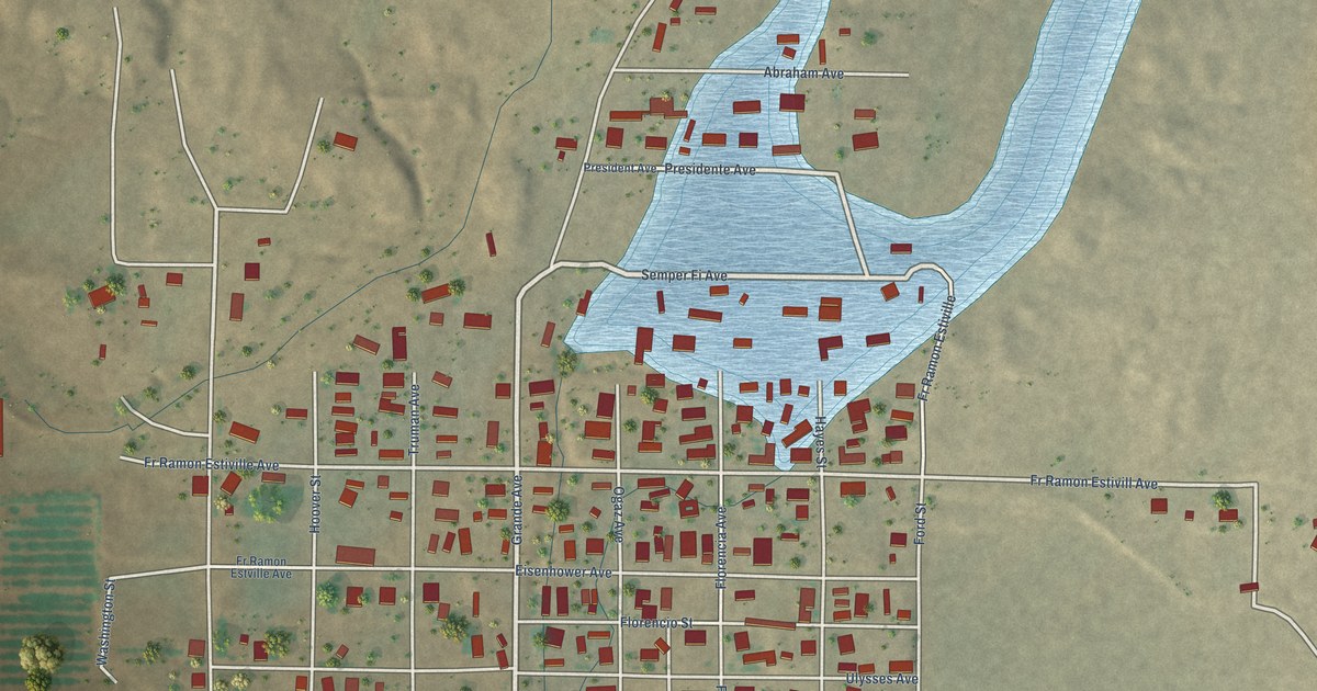 Map of Salem, New Mexico in 2026