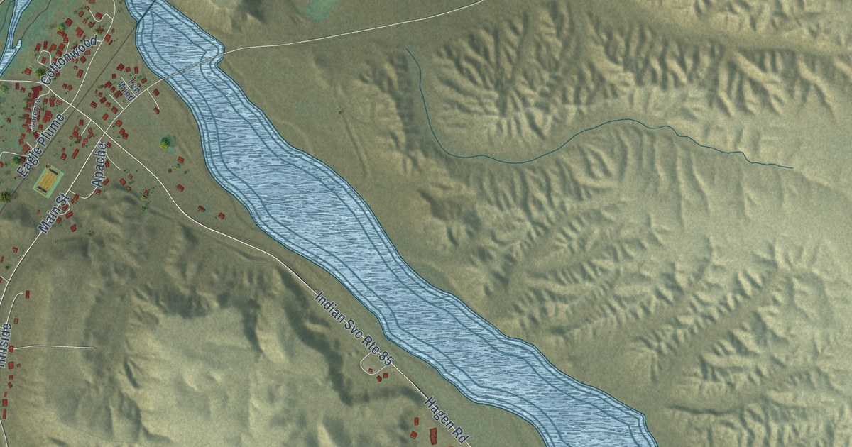 Map of San Felipe Pueblo, New Mexico in 2026