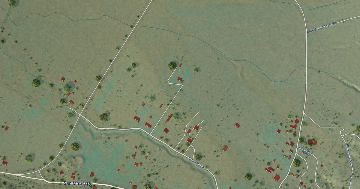 Map of San Mateo, New Mexico in 2026