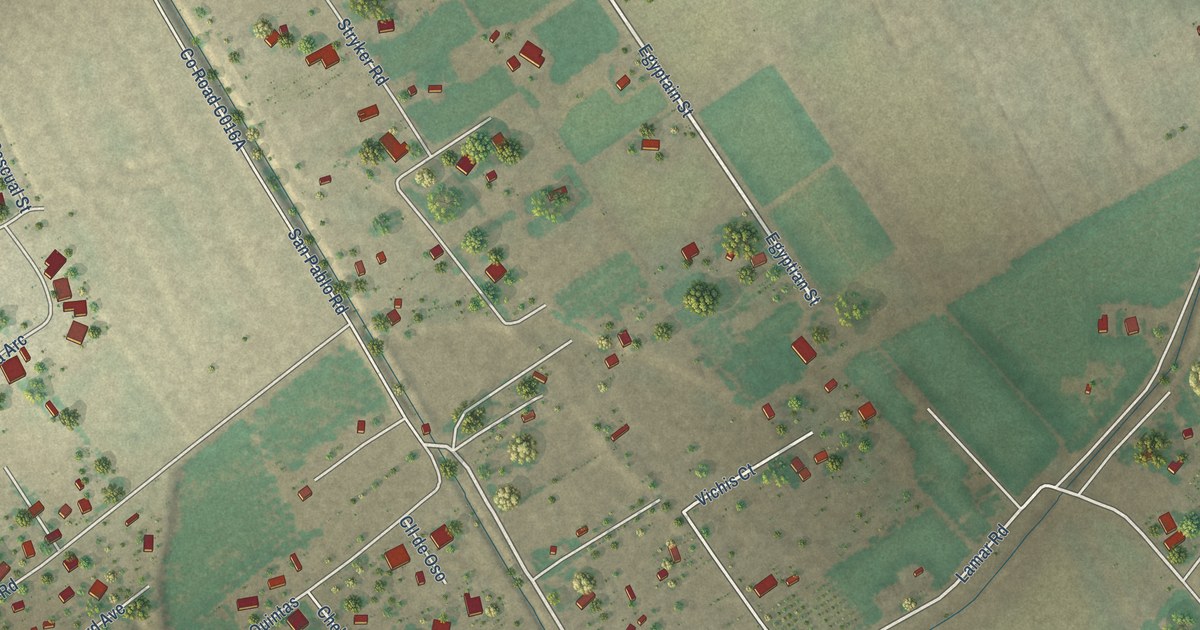 Map of San Pablo, New Mexico in 2026
