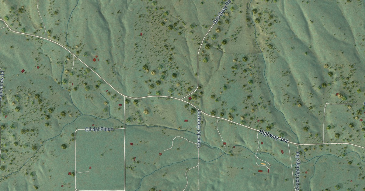 Map of San Pedro, New Mexico in 2026