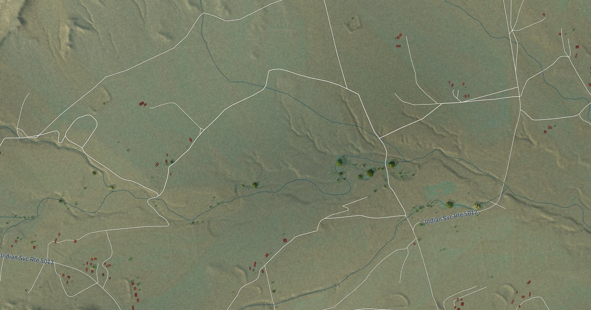 Detailed Map of Sanostee, New Mexico