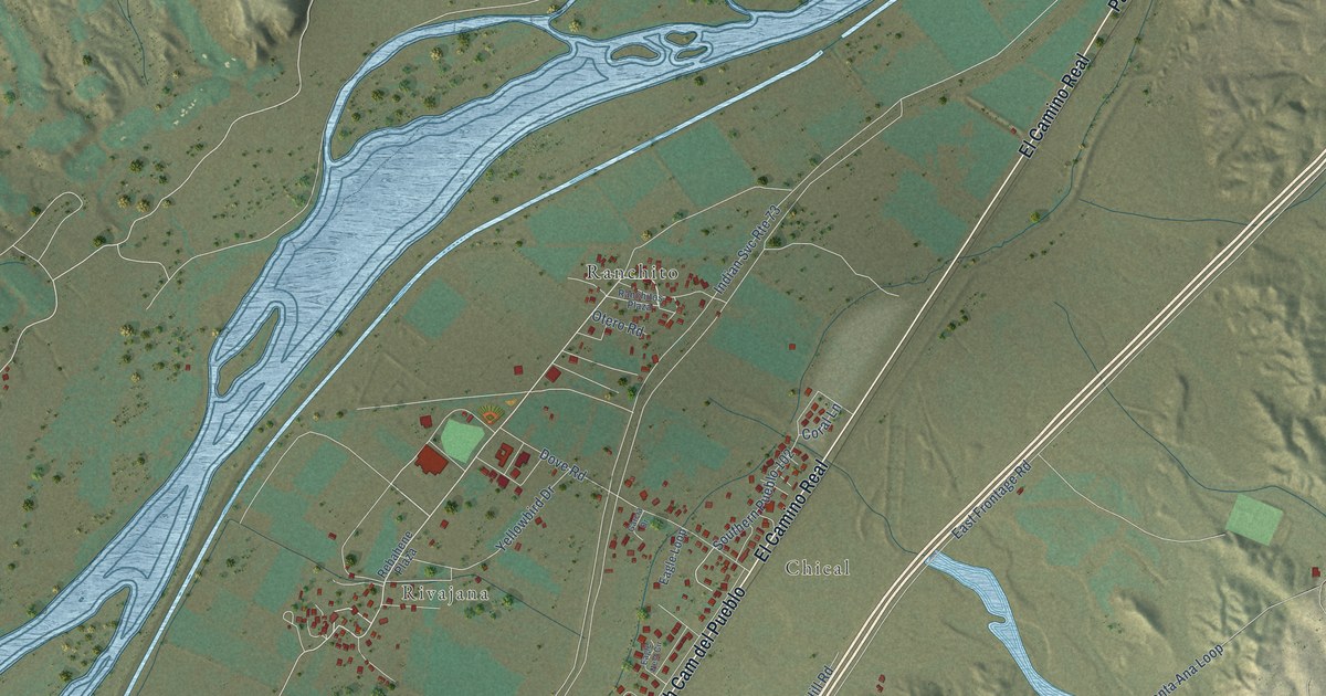 Map of Santa Ana Pueblo, New Mexico in 2026