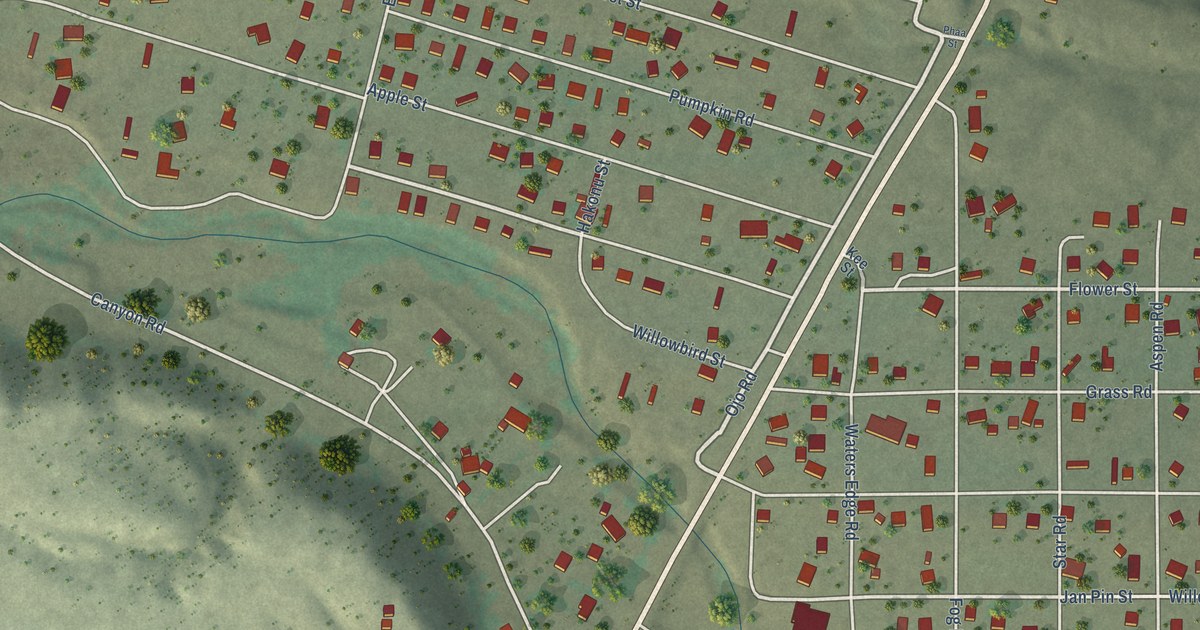 Map of Santa Clara Pueblo, New Mexico in 2026