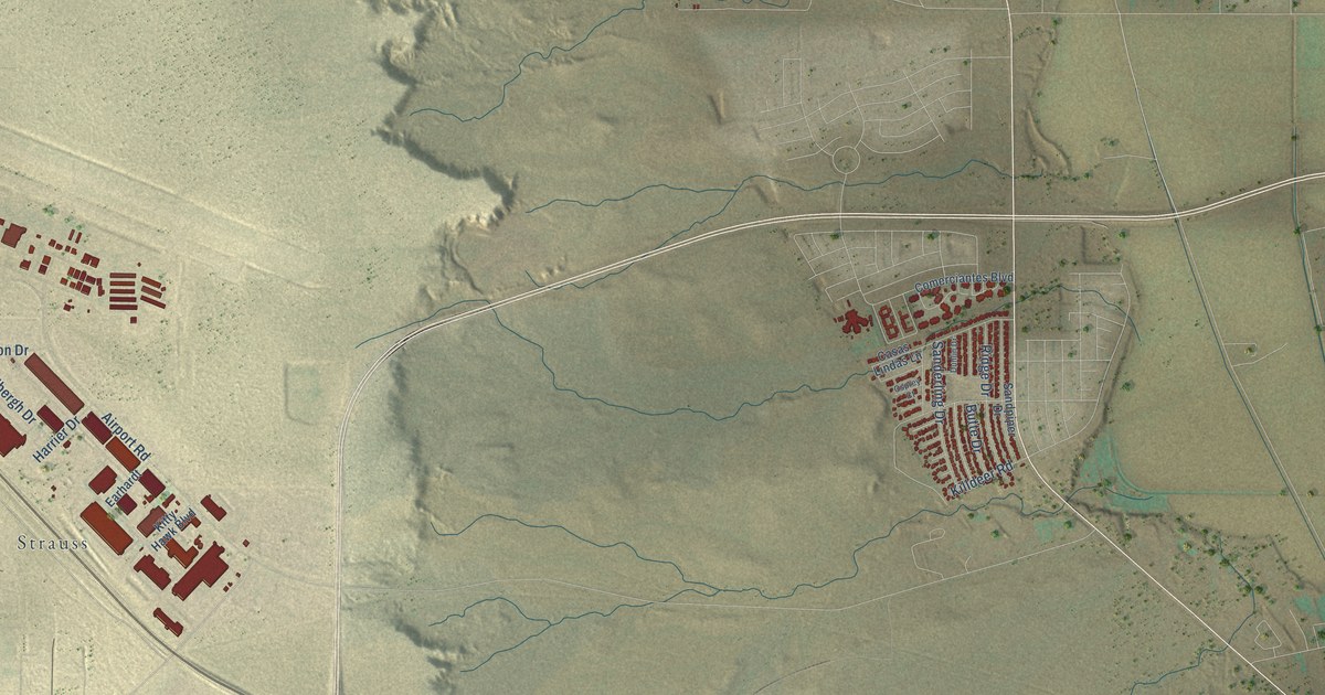 Map of Santa Teresa, New Mexico in 2026
