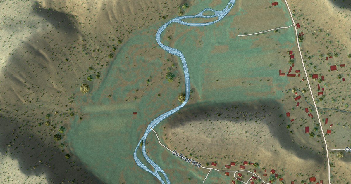 Map of Sena, New Mexico in 2026