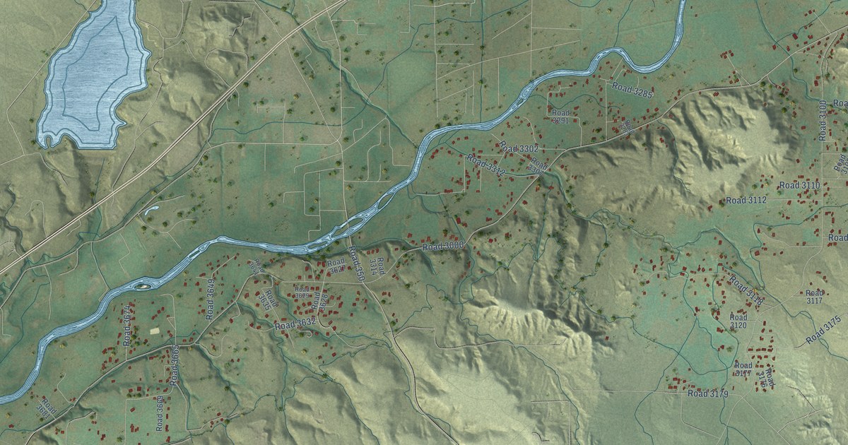 Map of South River, New Mexico in 2026