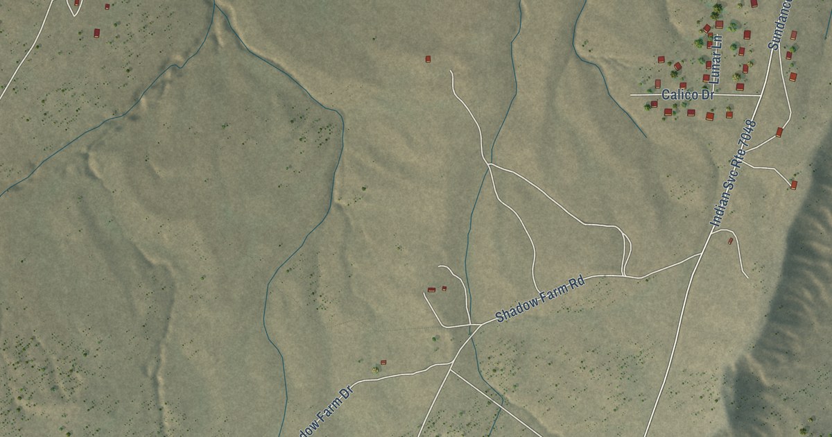 Map of Sundance, New Mexico in 2026