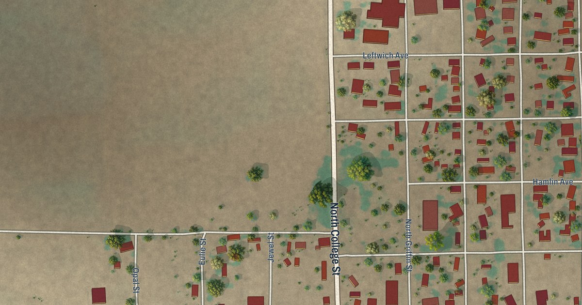 Map of Texico, New Mexico in 2026