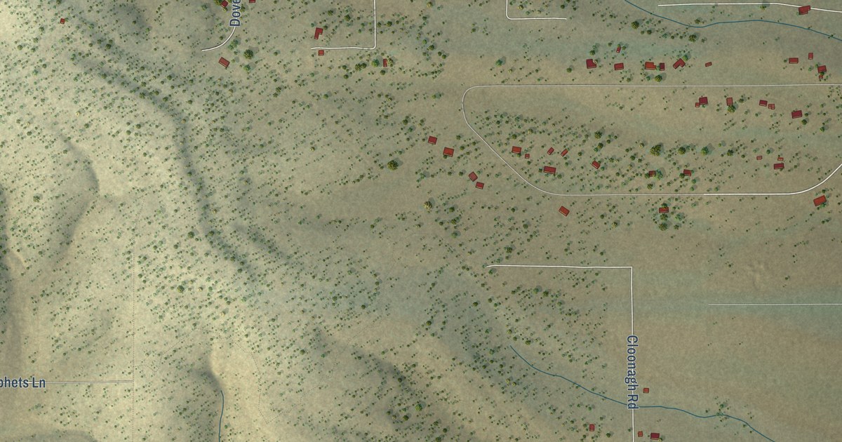 Map of Thunder Mountain, New Mexico in 2026