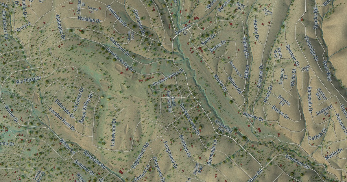 Map of Timberon, New Mexico in 2026