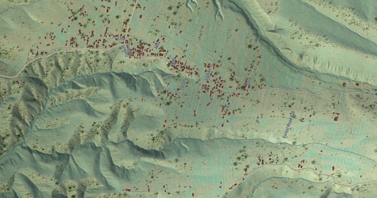Map of Truchas, New Mexico in 2026