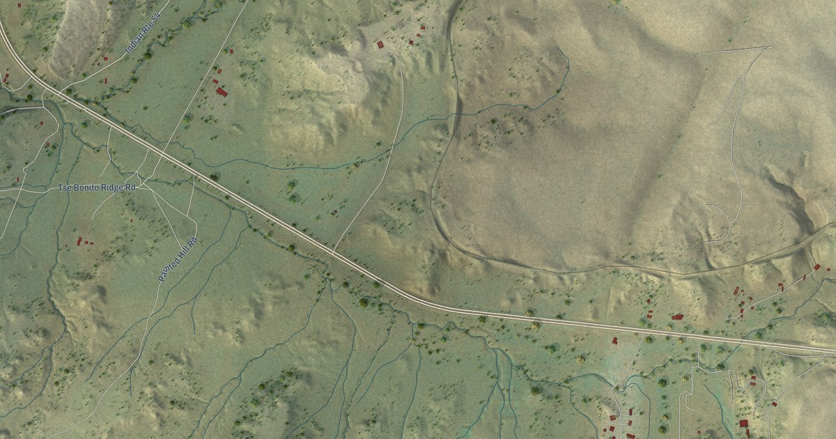 Map of Tse Bonito, New Mexico in 2026