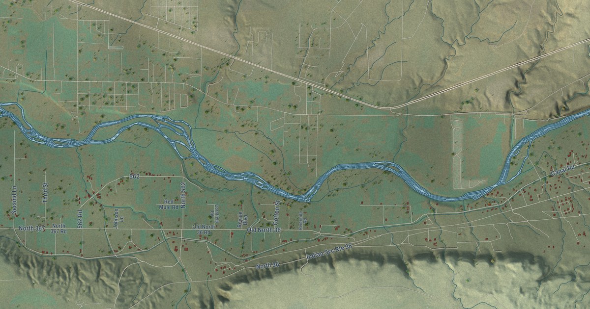 Map of Upper Fruitland, New Mexico in 2026