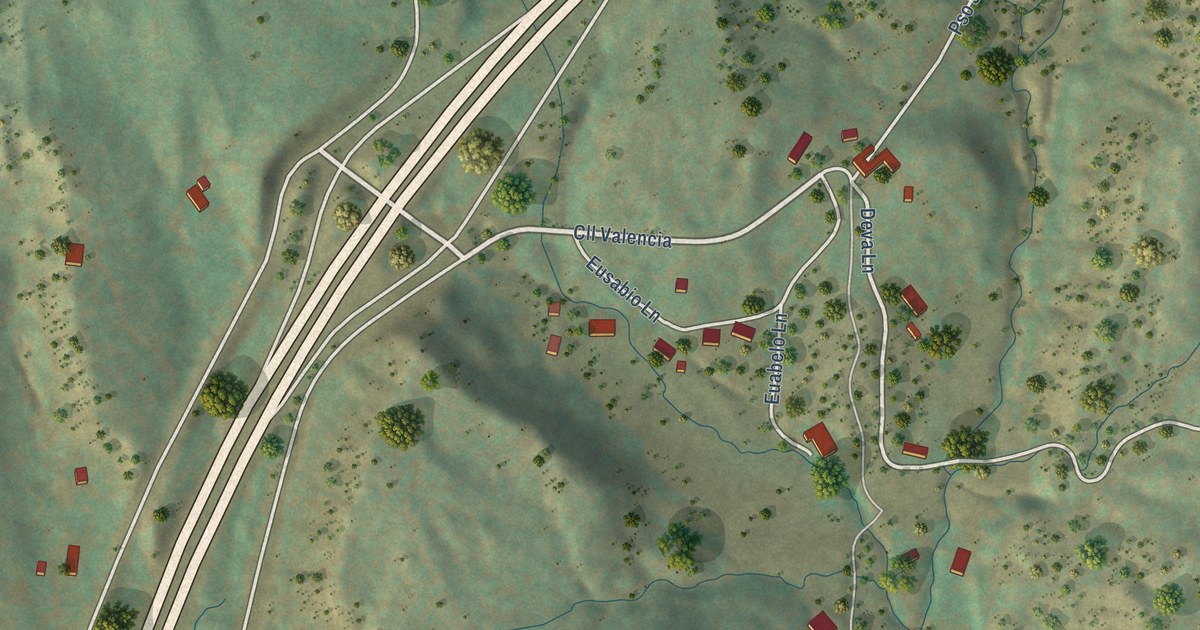 Map of Valencia, Santa Fe County, New Mexico in 2026