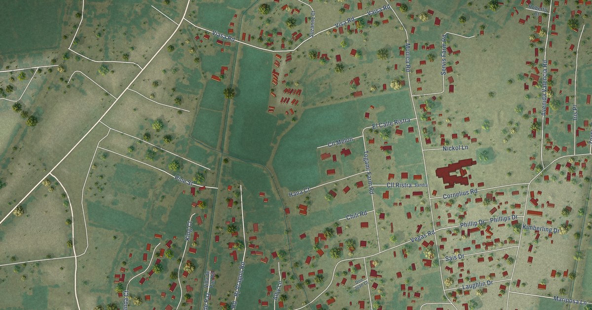 Map of Valencia, New Mexico in 2026
