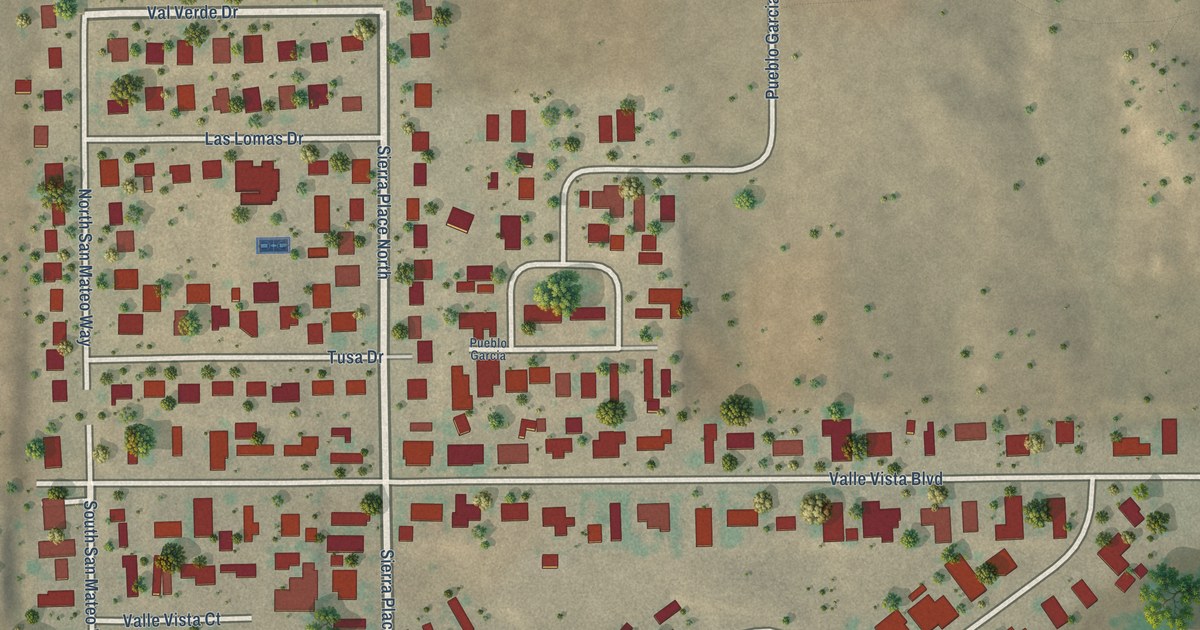 Map of Valle Vista, New Mexico in 2026