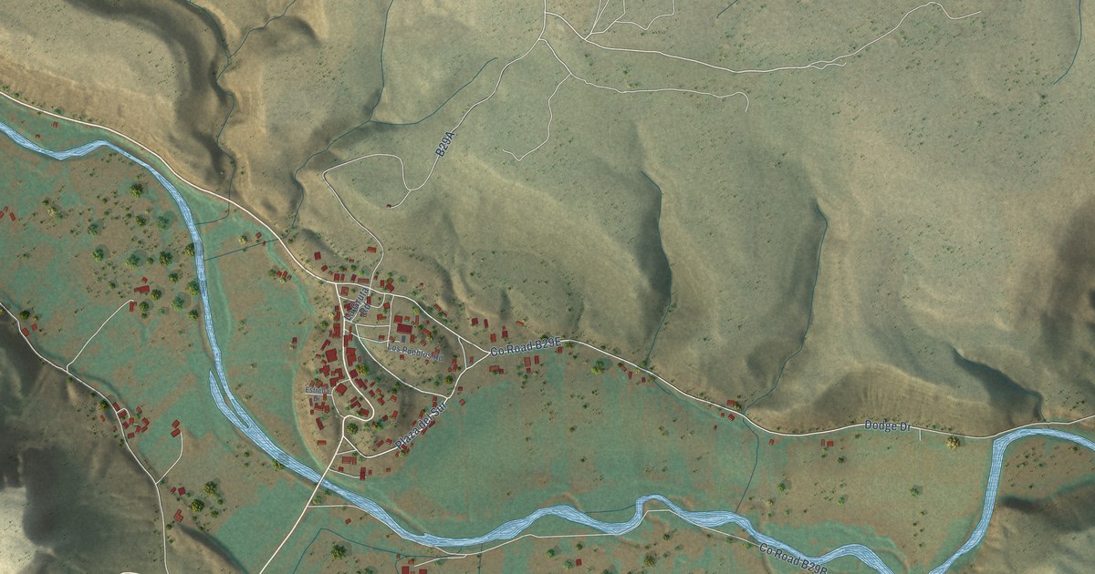Map of Villanueva, New Mexico in 2026