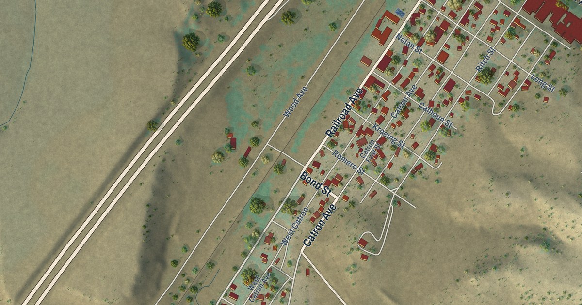 Map of Wagon Mound, New Mexico in 2026