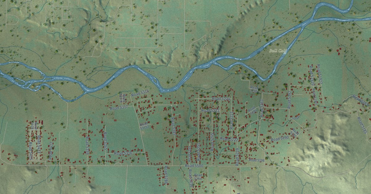 Map of West Hammond, New Mexico in 2026
