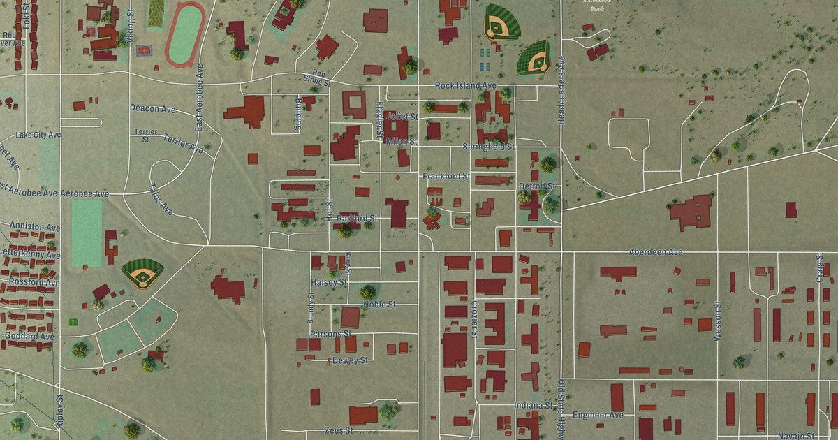 Map of White Sands, New Mexico in 2026