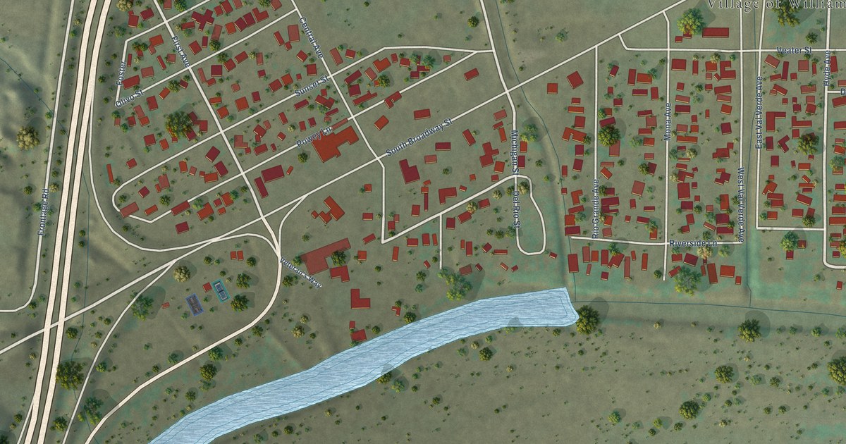Map of Williamsburg, New Mexico in 2026