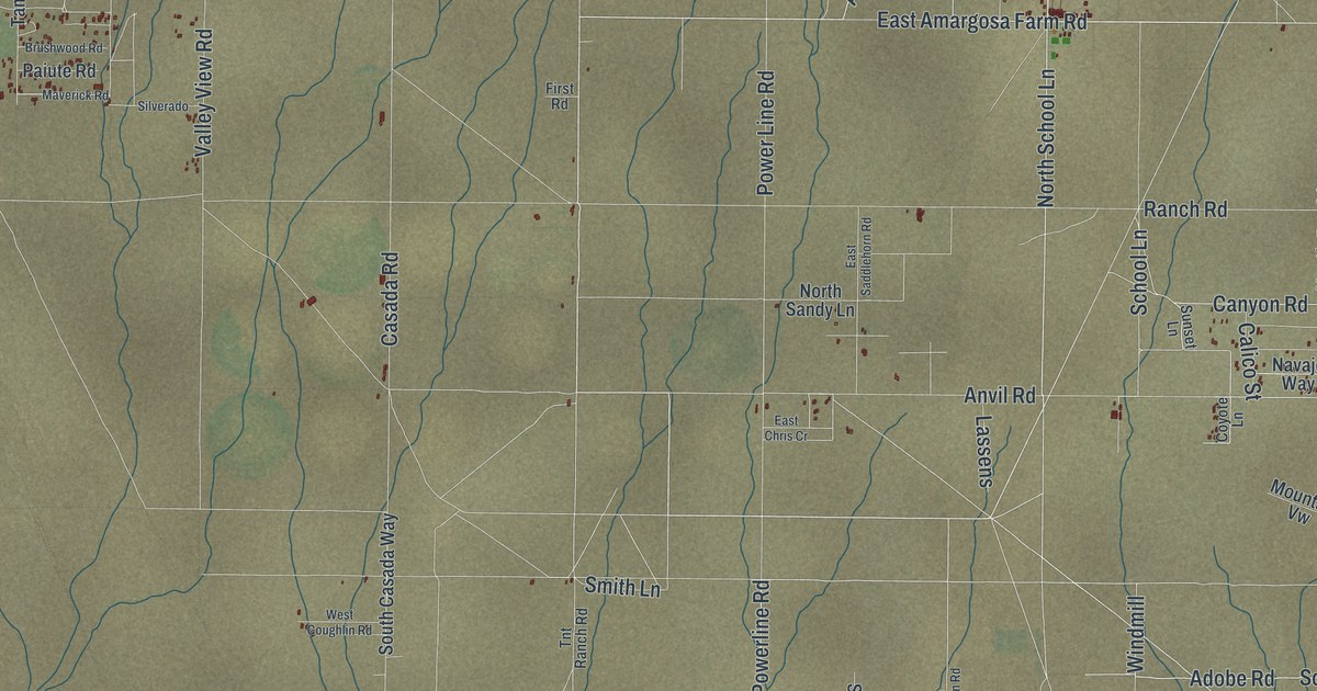 Map of Amargosa Valley, Nevada in 2026