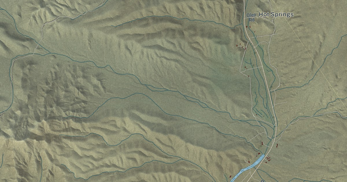 Map of Beatty, Nevada in 2026