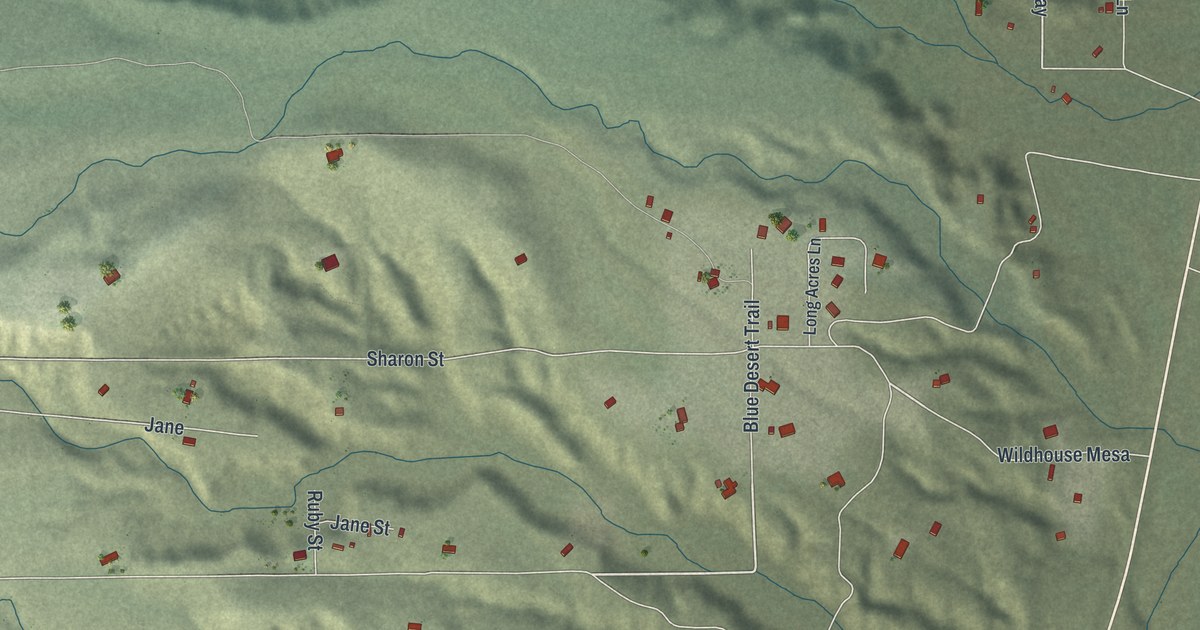 Map of Bennett Springs, Nevada in 2026