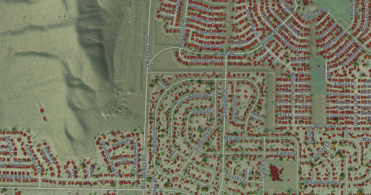 Map of Cold Springs, Nevada in 2026