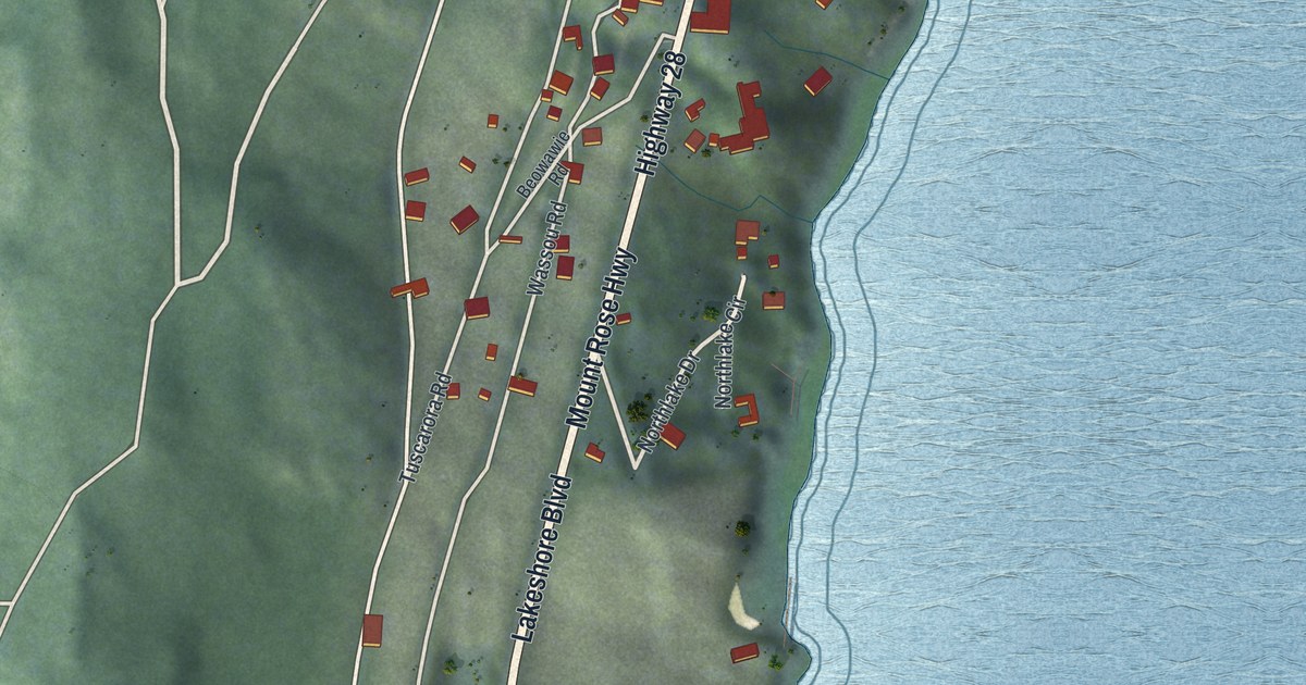 Map of Crystal Bay, Nevada in 2026